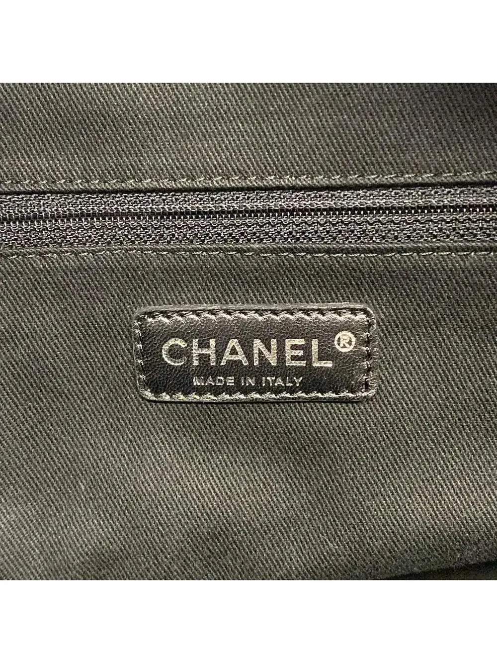 Chanel Paris New York Line Tote Black #283893C17B
